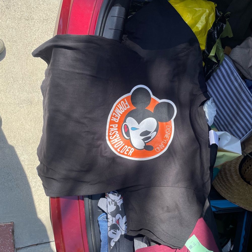 Disney Black and Orange Mickey Mouse Sweatshirt